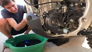 EASY Crf450r Oil change