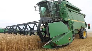 Grain harvest:  2256 + John Deere 4,8 meters