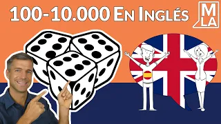 🇬🇧 Números 100 - 10.000 en Inglés | Aprender Vocabulario de Inglés | Marcus´ Language Academy
