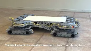 Lego Crawler Transporter - drivetrain testing