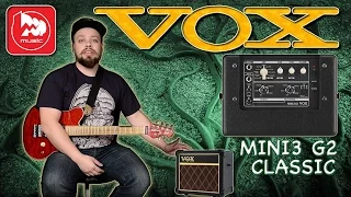 VOX MINI3-G2 CLASSIC - гитарный комбик (работает от батареек)