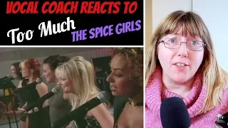 Vocal Coach Reacts to Too Much - The Spice Girls LIVE - American Music Awards 1998