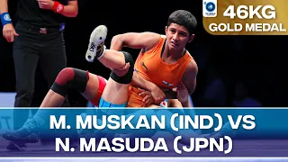 Gold Medal • WW 46Kg • Muskan MUSKAN (IND) vs. Natsumi MASUDA (JPN)