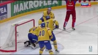 RUSSIA vs. SWEDEN - 7:3 █ All Goals IIHF WC 2012 ЧМ Все голы Россия Швеция