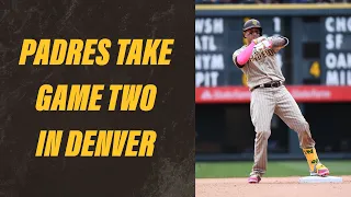 Padres Take Game Two in Denver | Padres vs. Rockies Highlights (6/10/23)