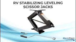 RV Stabilizing Leveling Scissor Jacks