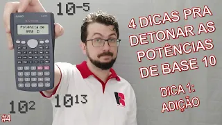 Calculadora Científica - 04 - Operações com Potência de Base 10: Adição