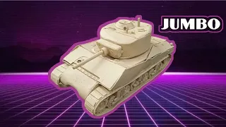 Sherman Jumbo из пластилина и его обстрел