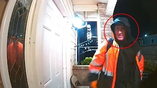 15 Scariest Things Caught On Doorbell Camera