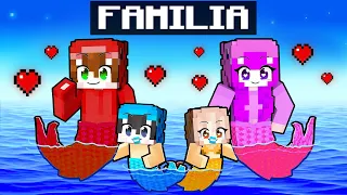 Adopté a Mi Propia Familia de SIRENAS en Minecraft