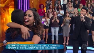 Após abrir mão do próprio sonho, para que mãe reencontrasse família, Vitória, enfim, conhece Anitta