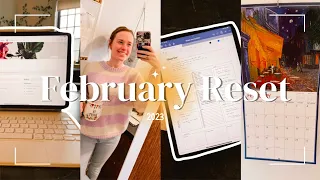 February Reset Routine 2023 | Reflecting, Goal Setting, Budgeting, Cleaning, and Fav Memories