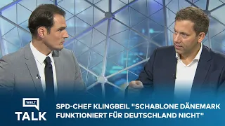 MIGRATIONS-KRISE: SPD-Chef Klingbeil "Dänemark funktioniert für Deutschland nicht" I WELT TALK