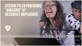 Steven Tyler performs "Amazing" at Recovery Unplugged