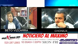 Noticiero Al Máximo Con Marco Antonio Glez ''El Chonito''  Y El Betun Vizcarra #Podcast376