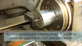 Precision Spinning and Indexing on Wire EDM