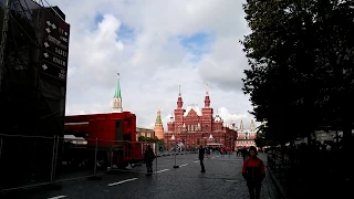 Туристы на Красной площади. Москва.