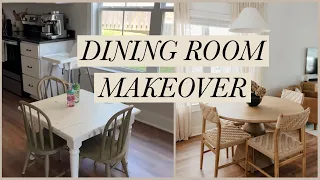 RENTAL DINING ROOM MAKEOVER - DIY PROJECTS & BIG REVEAL