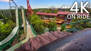 [4K-On Ride] Logger's Run - Six Flags Great America