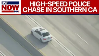 LA Police Chase: Driver hits speeds of 120+ mph | LiveNOW from FOX