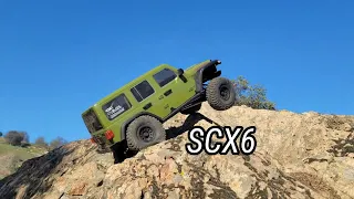 Axial SCX 6 unboxing and crawl