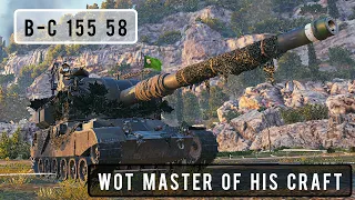 BC 155 58 - 5,186 damage and 4 kills World of Tanks best artillery.