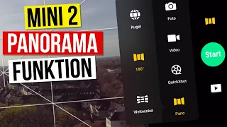 DJI Mini 2 Panorama Funktion in der Fly App im Test und Mavic Mini Litchi Panorama