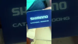 Shimano catana 4000HG unboxing
