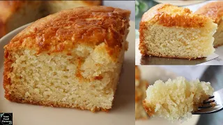 World's Easiest & Fluffiest Eggless Vanilla Sponge Cake! | The Most AMAZING Vanilla Cake Recipe!