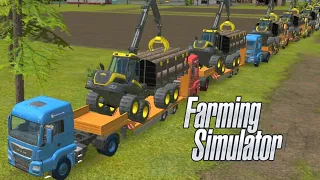 How to Cut Trees in fs 16 ? Forestry  use in farming simulator 16! Timelapse#fs16