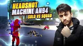 Secret of A94😱  Unstoppable Solo Vs Squad Gameplay | Free Fire Max