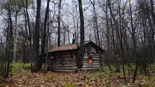 The old FORESTER's HOUSE. I cleaned up and spent the night in warmth and comfort.