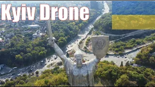 Kyiv Ukraine From The Sky - 4k Drone Footage