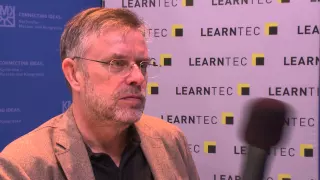 Prof. Dr. Gunter Dueck im Gespräch auf der LEARNTEC 2015