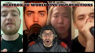 CRAZY!!! | NaPoM + Vocodah + Kaji + Remix | Beatbox To World Live 2021 Wildcard | REACTION!!!