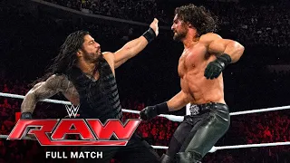 FULL MATCH - Roman Reigns vs. Seth Rollins: Raw, March 2, 2015