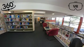360° VR Picture+: At The Library with ASMR ambient sounds.