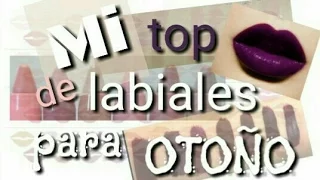 Top de labiales para OTOÑO