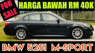 BMW E60 525i MSPORT REVIEW | KERETA MEWAH HARGA MURAH | model ni ramai yang minat #BMWM5