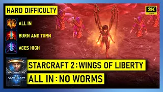 Starcraft 2: Wings Of Liberty - Final Mission - All In - No Worms - Hard All Achievements