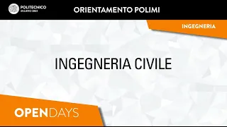 Ingegneria Civile (Laurea triennale - ITA)