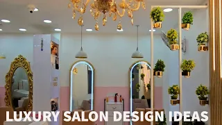Interior design Of A Compact Yet Luxury Salon | Interior Design  Service & Ideas Delhi & NCR