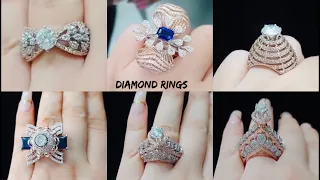 Latest Diamond Gold Rings Designs with price