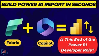 Microsoft Fabric & Copilot: Create Power BI Reports in Seconds! - End of Power BI Developer Role?
