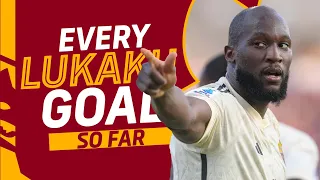 ROMELU LUKAKU 🔥 Every goal scored for Roma so far 🟨🟥