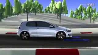 2013 Volkswagen Golf 7 Golf GTI  Technology animation display Promo video