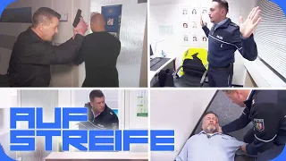 Lebensgefährlicher Einsatz! Polizisten auf der Wache in Gefahr! | Auf Streife | SAT.1