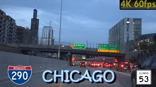 Chicago: I-290 EB (Eisenhower Expy) into Downtown
