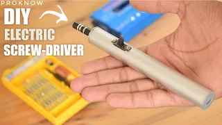 DIY Powerful Electric screwdriver | N20 Gear Motor