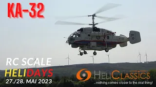 RC TURBINE SCALE KAMOV KA-32 BY HELICLASSICS (RC Scale Helicopter Show 2023)